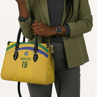 Custom South Africa Football Leather Bag Road To Champions Dream - Wonder Print Shop