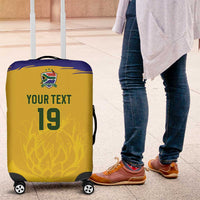 Custom South Africa Football Luggage Cover Road To Champions Dream - Wonder Print Shop