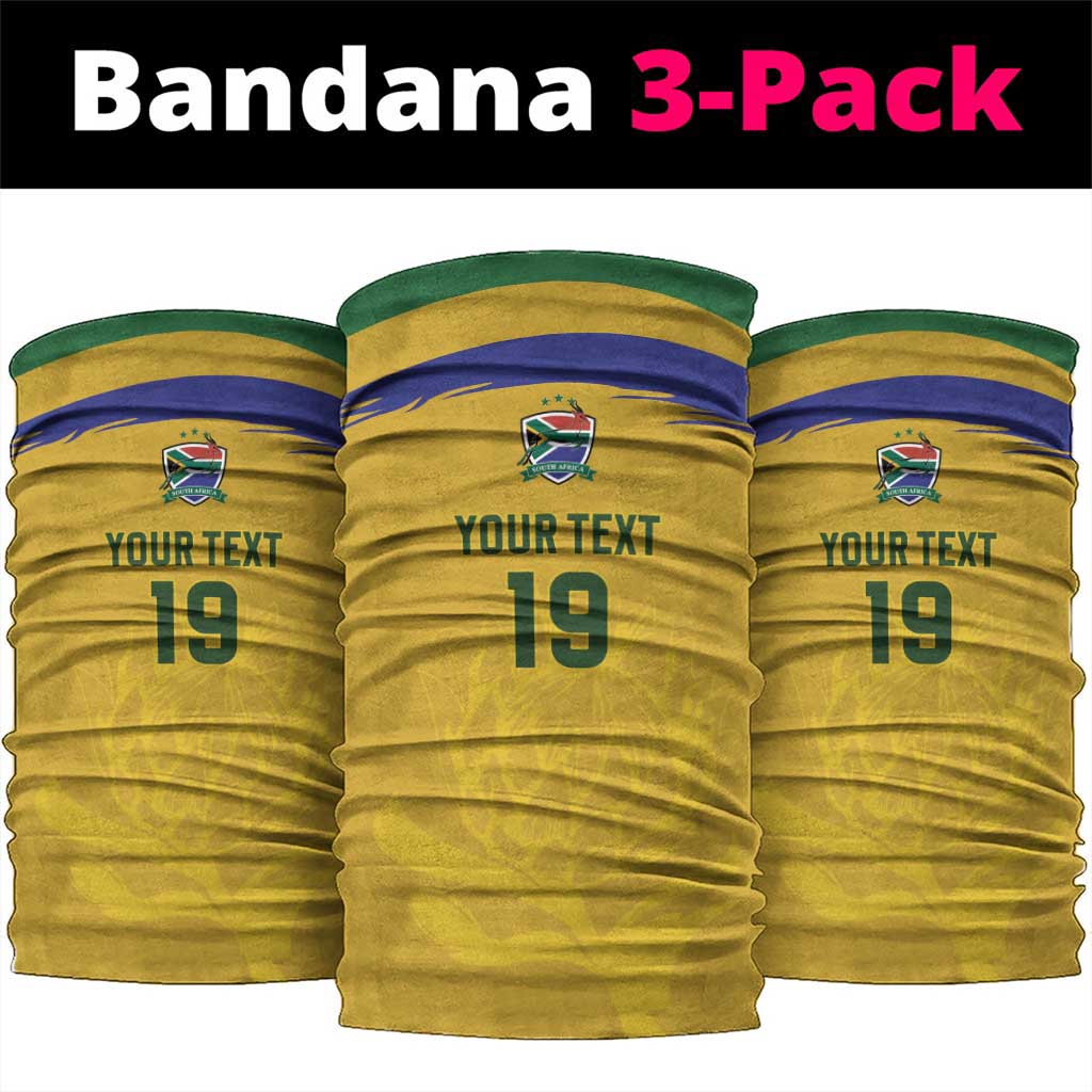 Custom South Africa Football Neck Gaiter Road To Champions Dream - Wonder Print Shop
