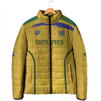 Custom South Africa Football Padded Jacket Road To Champions Dream - Wonder Print Shop