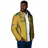 Custom South Africa Football Padded Jacket Road To Champions Dream - Wonder Print Shop