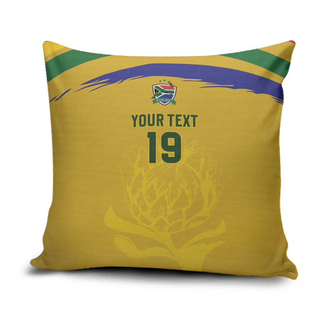Custom South Africa Football Pillow Cover Road To Champions Dream - Wonder Print Shop