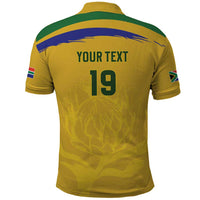Custom South Africa Football Polo Shirt Road To Champions Dream LT19
