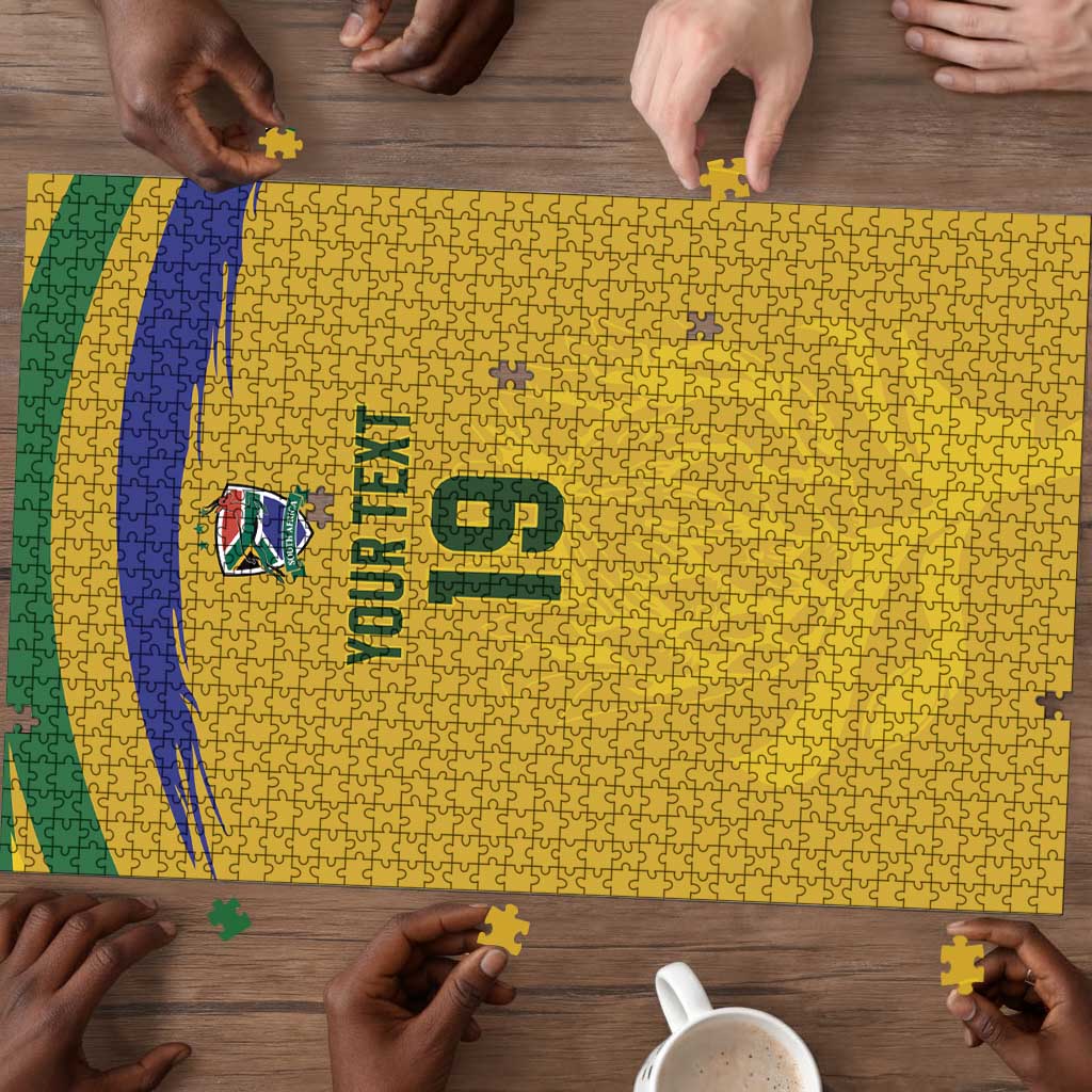 Custom South Africa Football Puzzle Road To Champions Dream - Wonder Print Shop