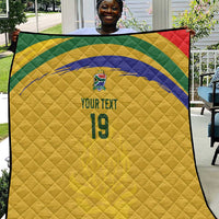 Custom South Africa Football Quilt Road To Champions Dream - Wonder Print Shop