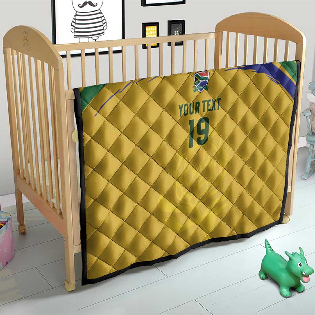 Custom South Africa Football Quilt Road To Champions Dream - Wonder Print Shop