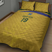 Custom South Africa Football Quilt Bed Set Road To Champions Dream - Wonder Print Shop