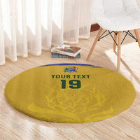 Custom South Africa Football Round Carpet Road To Champions Dream - Wonder Print Shop