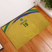 Custom South Africa Football Rubber Doormat Road To Champions Dream - Wonder Print Shop