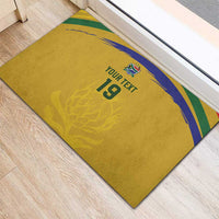 Custom South Africa Football Rubber Doormat Road To Champions Dream - Wonder Print Shop