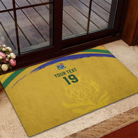 Custom South Africa Football Rubber Doormat Road To Champions Dream - Wonder Print Shop