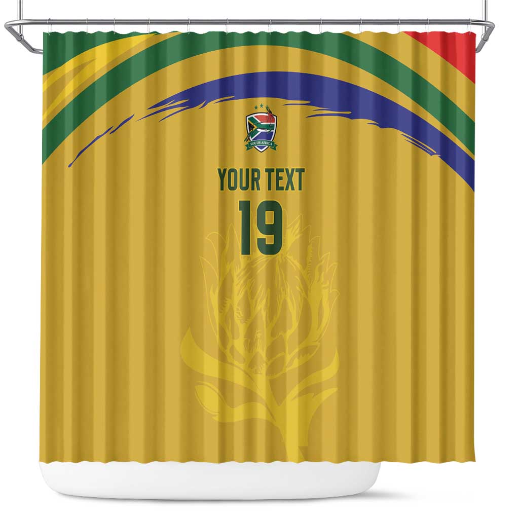 Custom South Africa Football Shower Curtain Road To Champions Dream - Wonder Print Shop