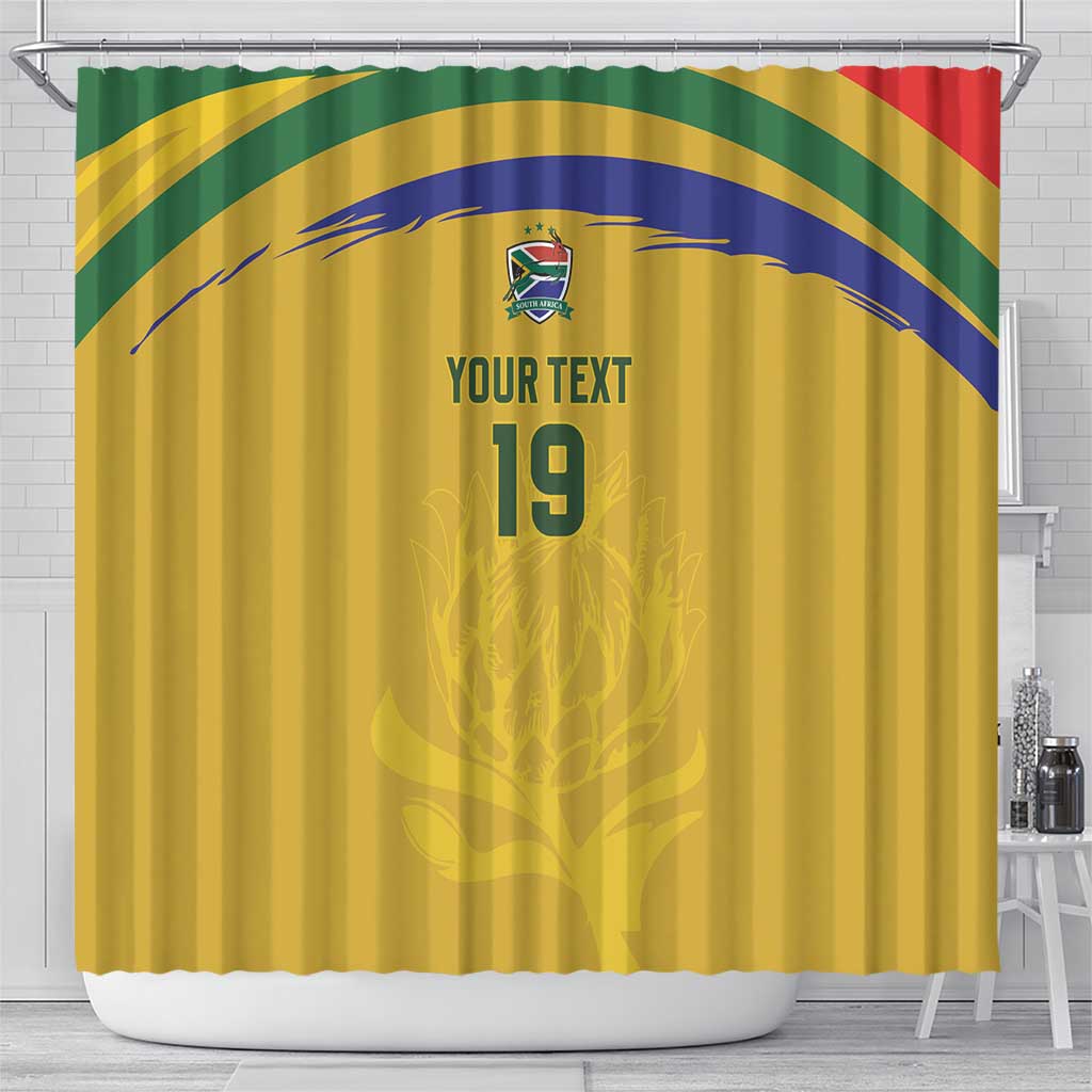 Custom South Africa Football Shower Curtain Road To Champions Dream - Wonder Print Shop