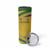 Custom South Africa Football Skinny Tumbler Road To Champions Dream - Wonder Print Shop