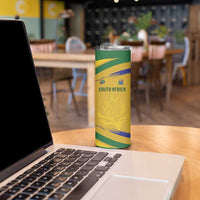 Custom South Africa Football Skinny Tumbler Road To Champions Dream - Wonder Print Shop