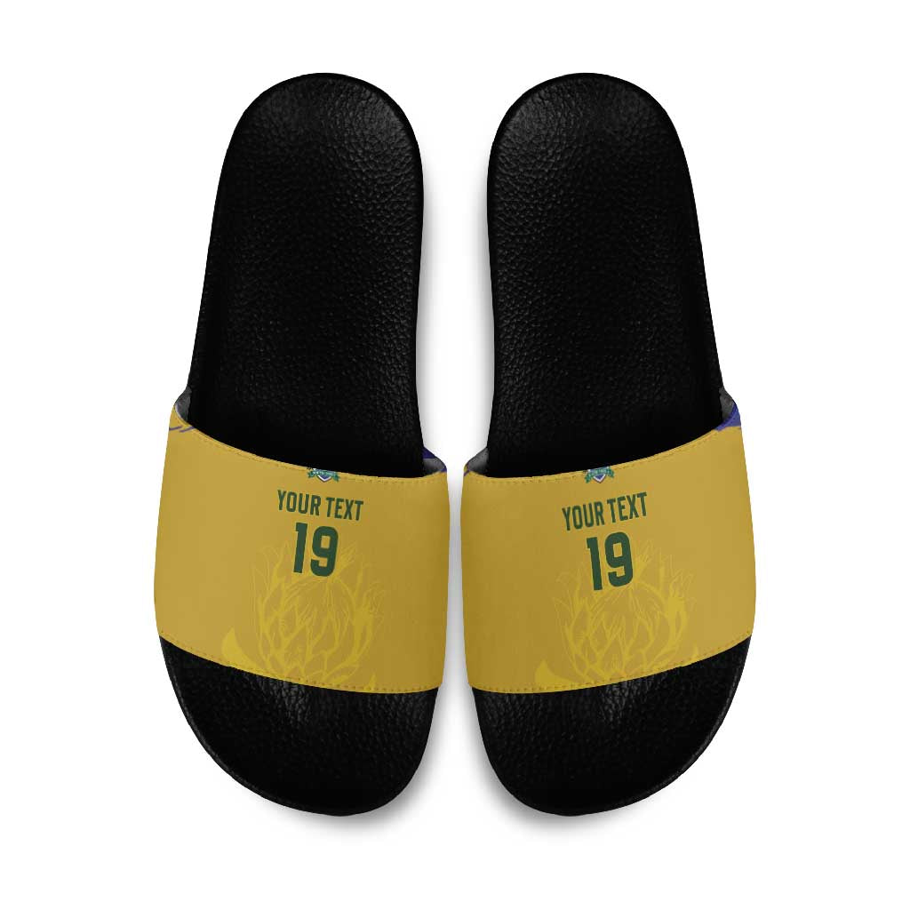 Custom South Africa Football Slide Sandals Road To Champions Dream - Wonder Print Shop