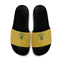 Custom South Africa Football Slide Sandals Road To Champions Dream - Wonder Print Shop