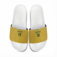Custom South Africa Football Slide Sandals Road To Champions Dream - Wonder Print Shop