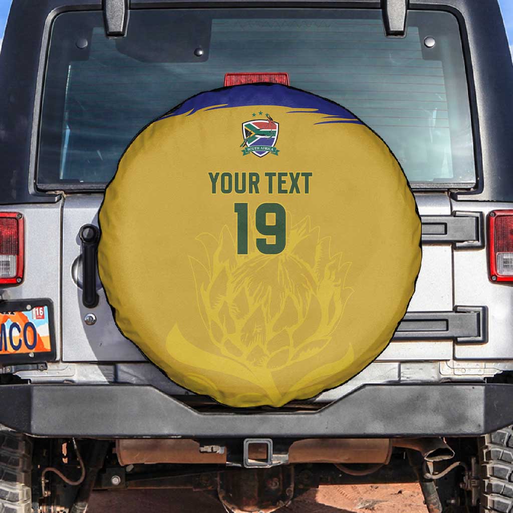 Custom South Africa Football Spare Tire Cover Road To Champions Dream - Wonder Print Shop