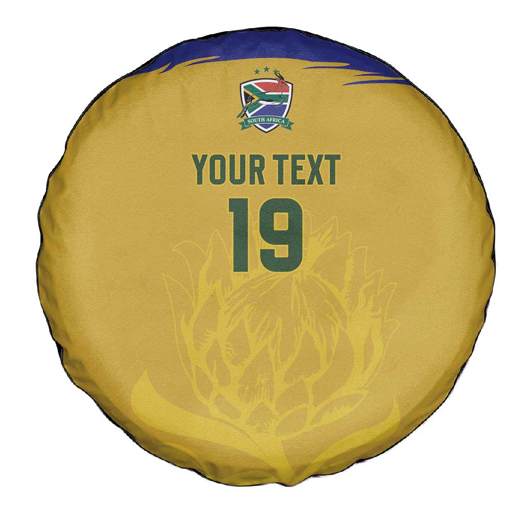 Custom South Africa Football Spare Tire Cover Road To Champions Dream - Wonder Print Shop