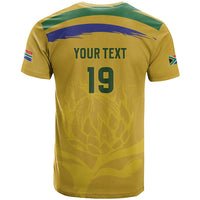 Custom South Africa Football T shirt Road To Champions Dream LT19