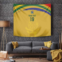 Custom South Africa Football Tapestry Road To Champions Dream - Wonder Print Shop