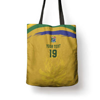 Custom South Africa Football Tote Bag Road To Champions Dream - Wonder Print Shop