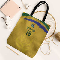 Custom South Africa Football Tote Bag Road To Champions Dream - Wonder Print Shop