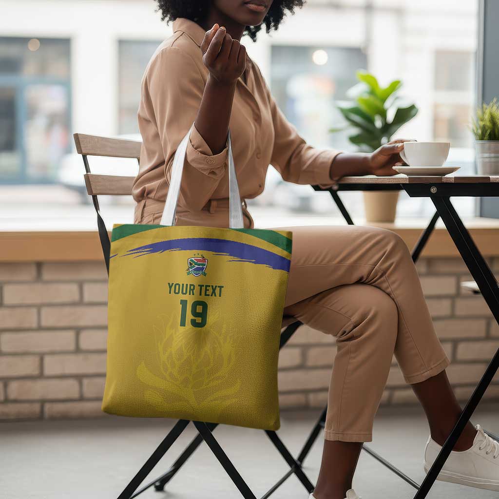 Custom South Africa Football Tote Bag Road To Champions Dream - Wonder Print Shop