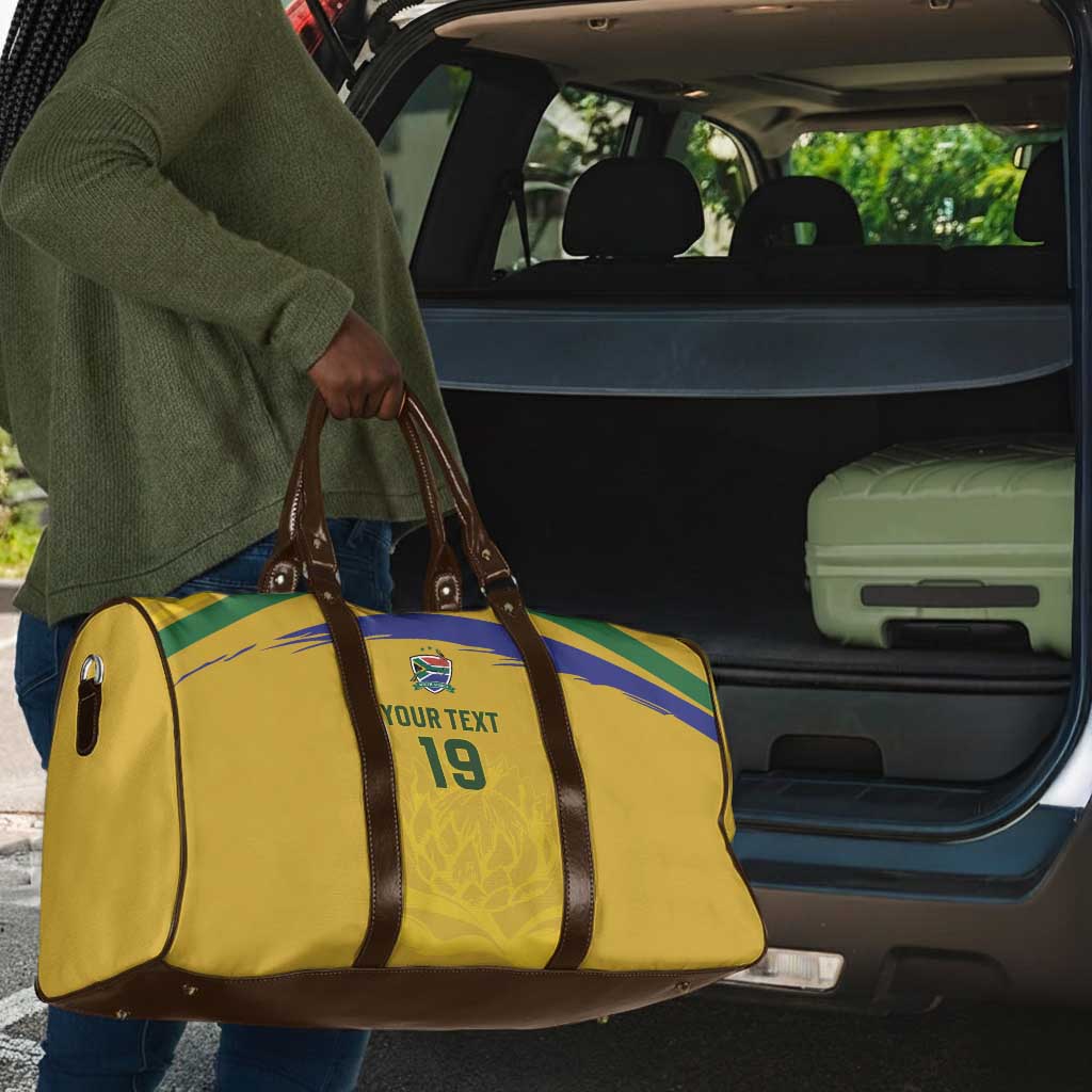 Custom South Africa Football Travel Bag Road To Champions Dream - Wonder Print Shop