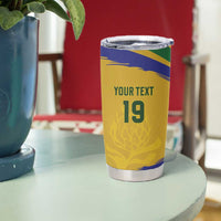 Custom South Africa Football Tumbler Cup Road To Champions Dream - Wonder Print Shop