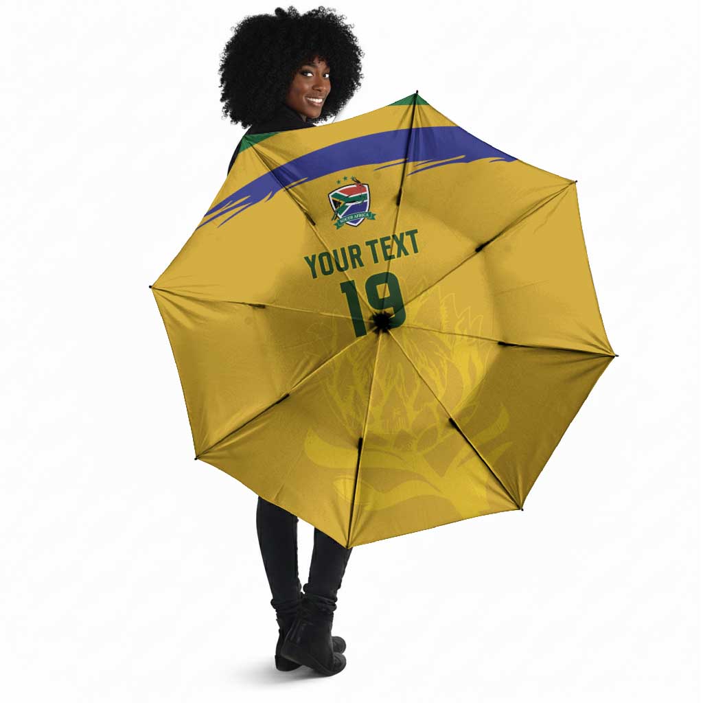 Custom South Africa Football Umbrella Road To Champions Dream - Wonder Print Shop