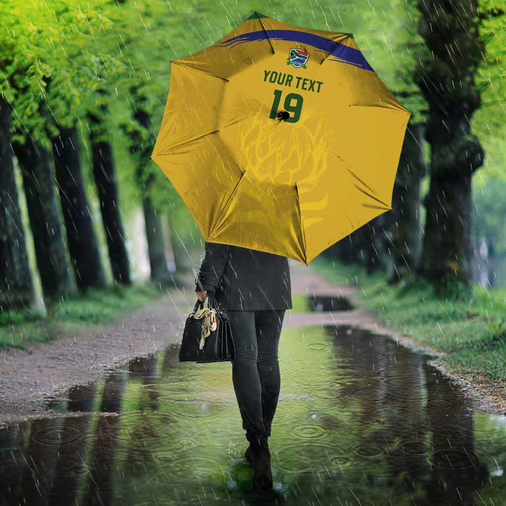 Custom South Africa Football Umbrella Road To Champions Dream - Wonder Print Shop