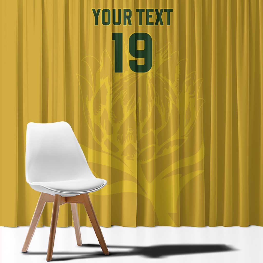 Custom South Africa Football Window Curtain Road To Champions Dream - Wonder Print Shop