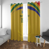 Custom South Africa Football Window Curtain Road To Champions Dream - Wonder Print Shop