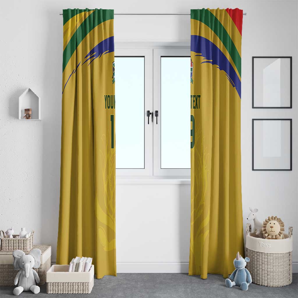 Custom South Africa Football Window Curtain Road To Champions Dream - Wonder Print Shop