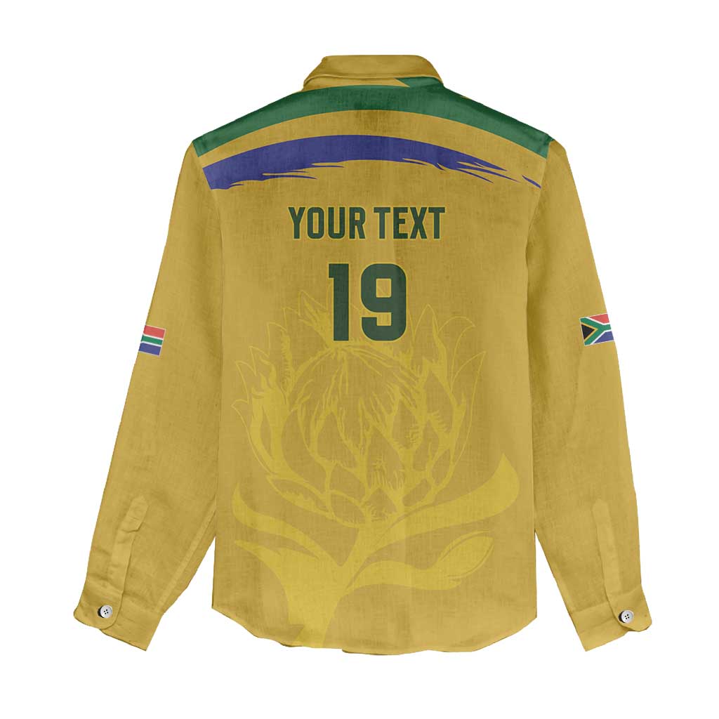 Custom South Africa Football Women Casual Shirt Road To Champions Dream - Wonder Print Shop