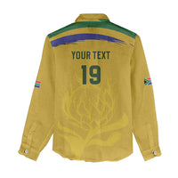 Custom South Africa Football Women Casual Shirt Road To Champions Dream - Wonder Print Shop