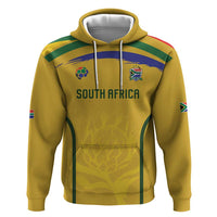 Custom South Africa Football Zip Hoodie Road To Champions Dream - Wonder Print Shop