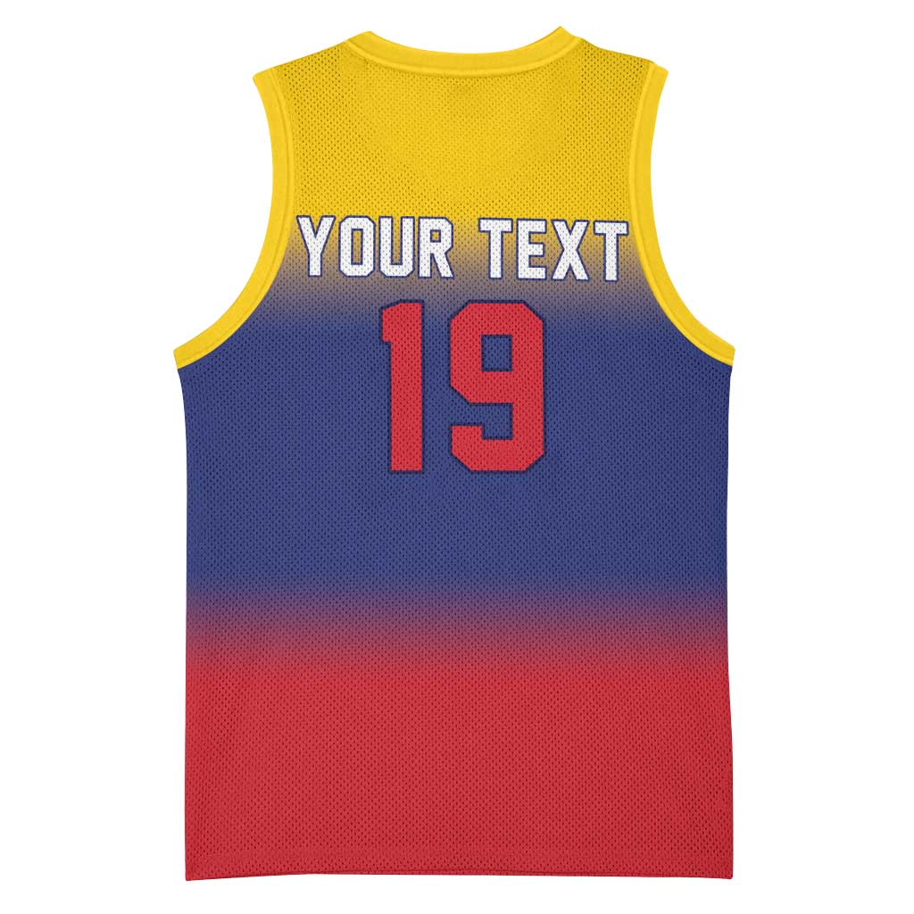 Custom Venezuela Baseball Campeones 2026 Basketball Jersey Turpial Mascot Champion Pride