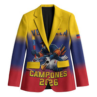 Custom Venezuela Baseball Campeones 2026 Blazer Turpial Mascot Champion Pride