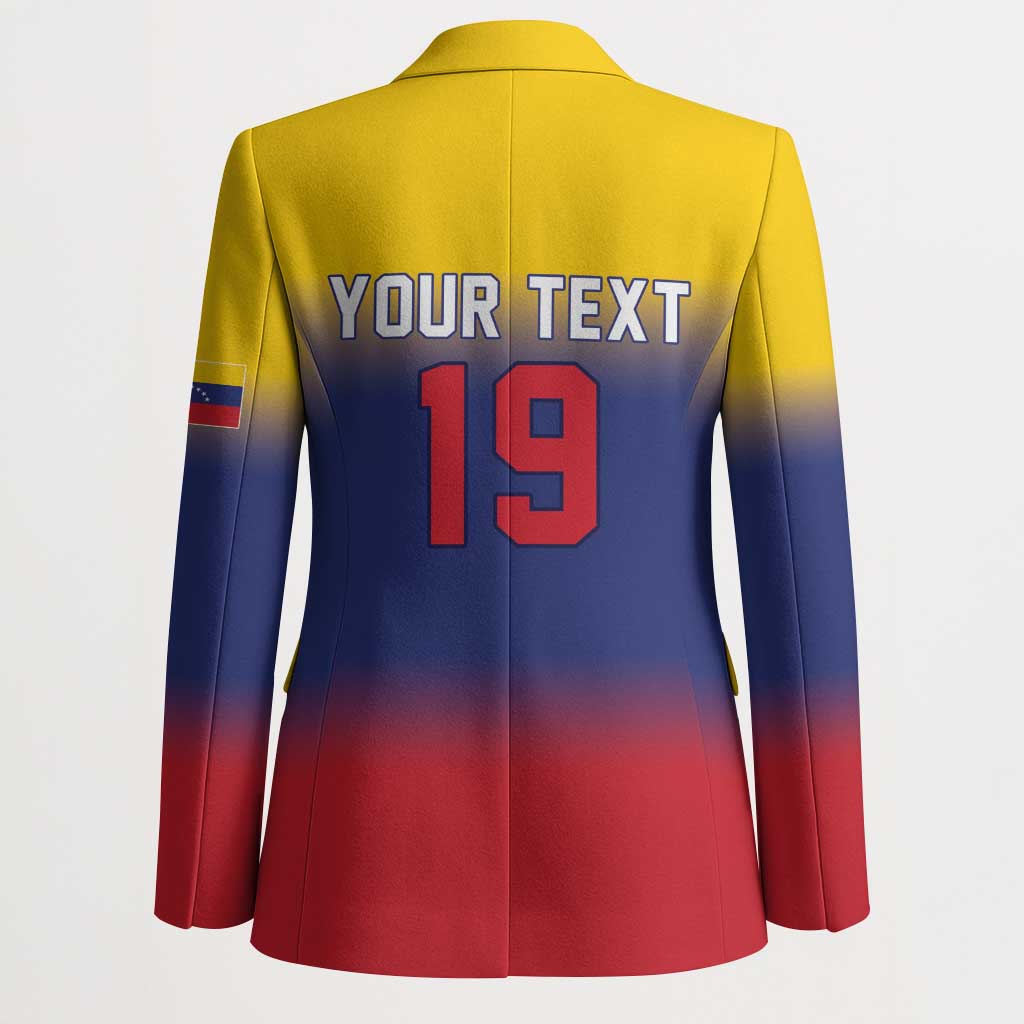 Custom Venezuela Baseball Campeones 2026 Blazer Turpial Mascot Champion Pride