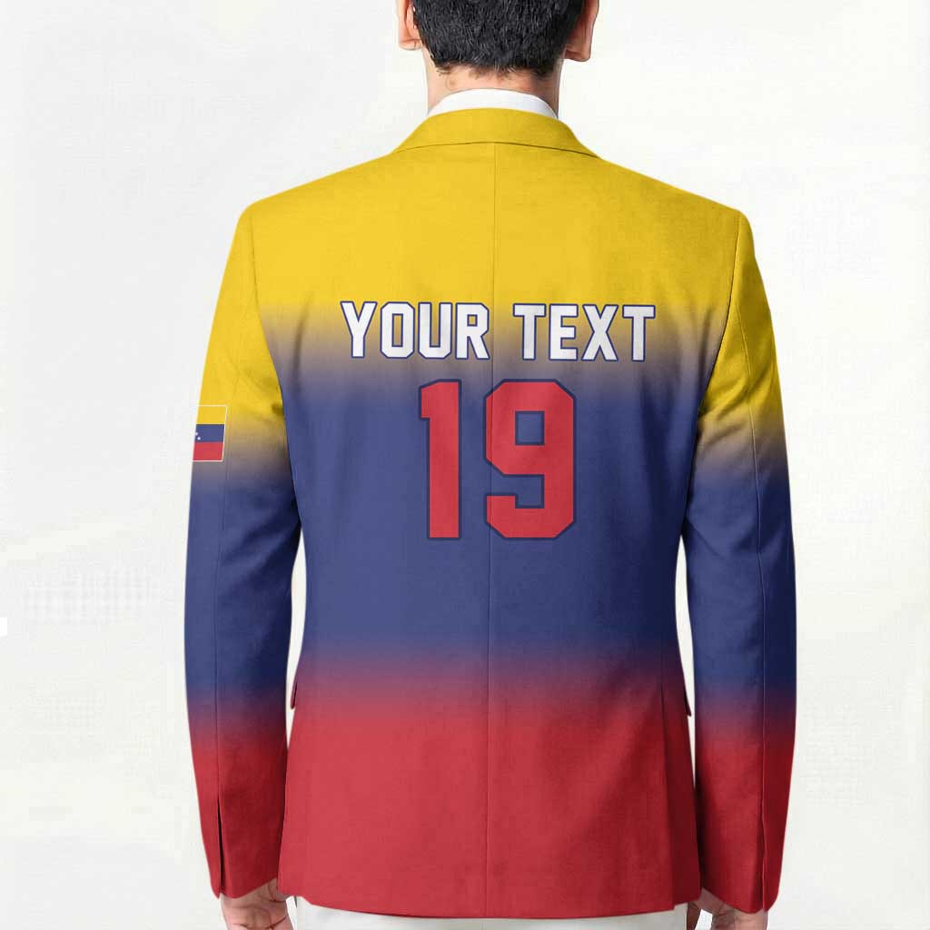 Custom Venezuela Baseball Campeones 2026 Blazer Turpial Mascot Champion Pride