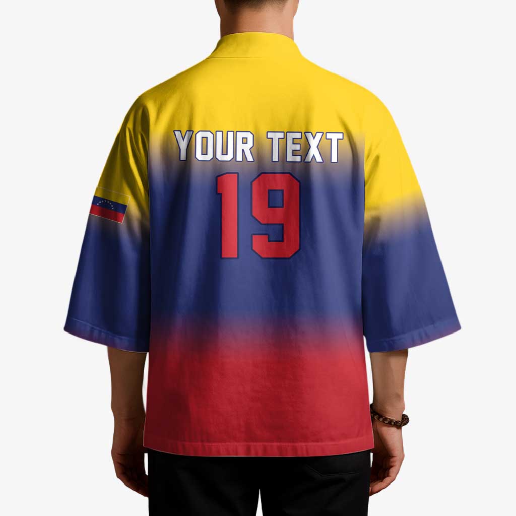 Custom Venezuela Baseball Campeones 2026 Kimono Turpial Mascot Champion Pride
