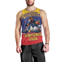 Custom Venezuela Baseball Campeones 2026 Men Tank Top Turpial Mascot Champion Pride
