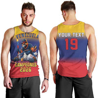 Custom Venezuela Baseball Campeones 2026 Men Tank Top Turpial Mascot Champion Pride