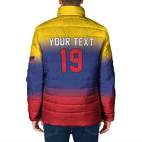 Custom Venezuela Baseball Campeones 2026 Padded Jacket Turpial Mascot Champion Pride