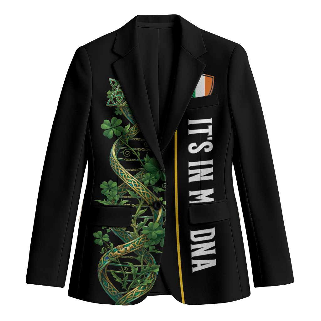 Personalized Irish Shamrock DNA Blazer It's In My DNA Pride Art