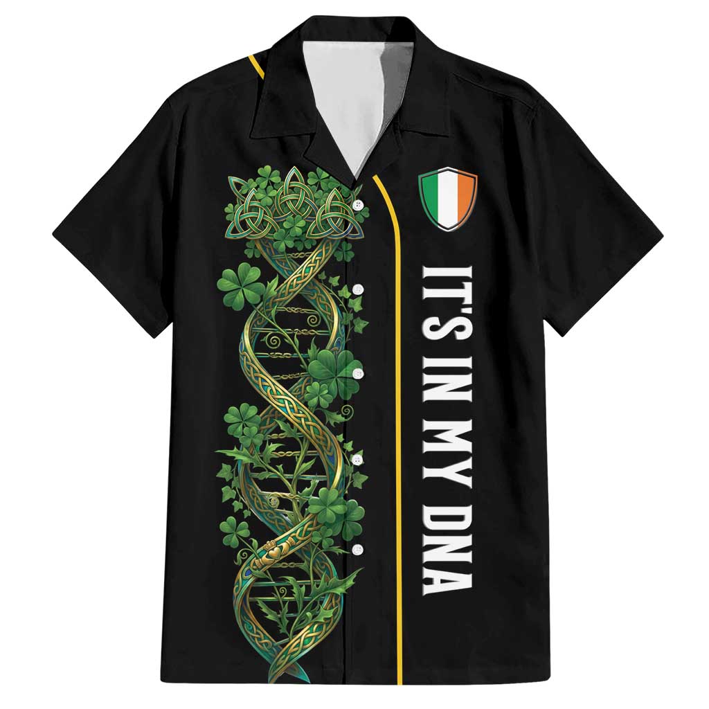 Personalized Irish Shamrock DNA Hawaiian Shirt It's In My DNA Pride Art