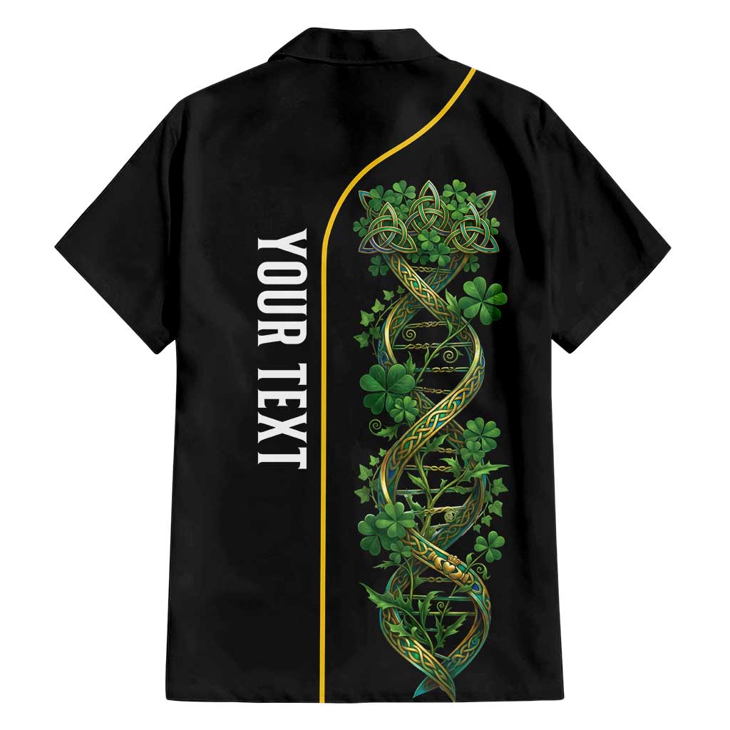 Personalized Irish Shamrock DNA Hawaiian Shirt It's In My DNA Pride Art